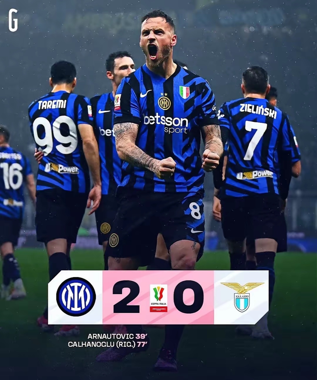 包含米兰奥林匹亚迎意大利杯关键赛，训练课后远射贴柱，质疑声四起，医务组通报恢复的词条